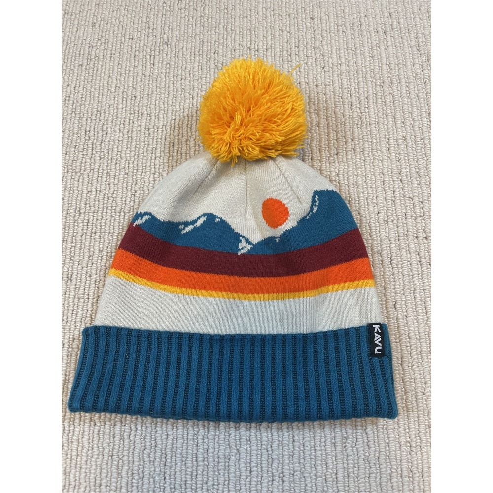Kavu Herschel Pom Beanie Hat Outdoor Snowboarding Ski Snow Hiking Unisex